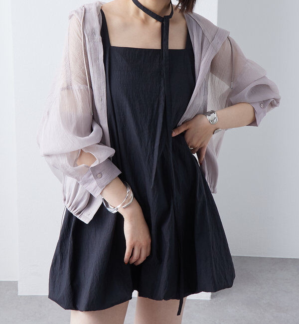  「【夏の着映えアイテム/2サイズ展開】バルーンミニジャンスカ」|ワンピース|