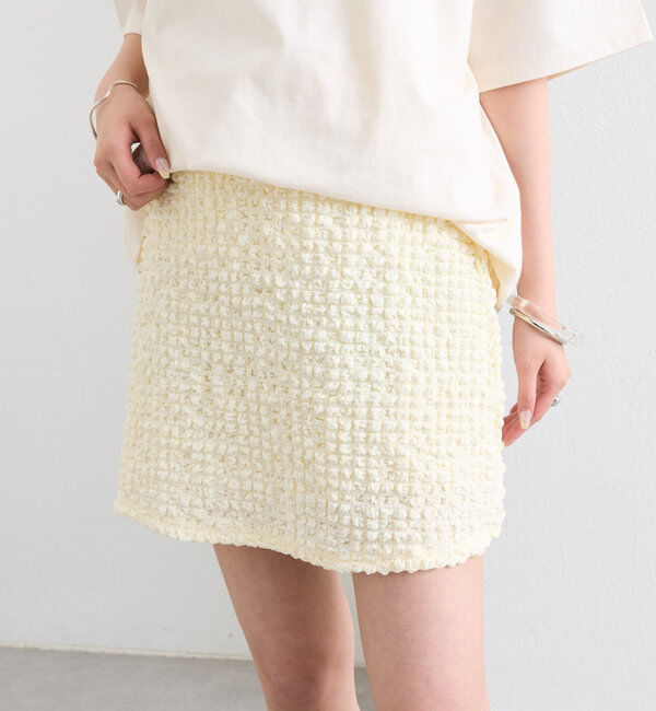  「シャーリングミニスカート」|スカート|
