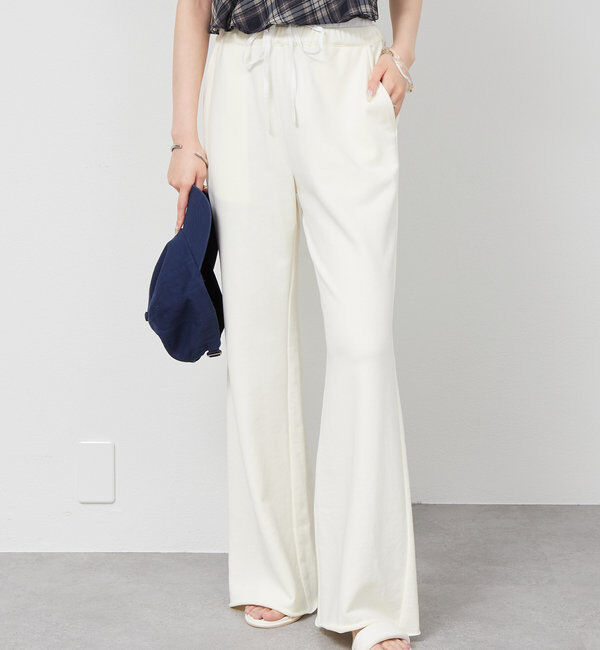  「スウェットフレアパンツ」|チノ|