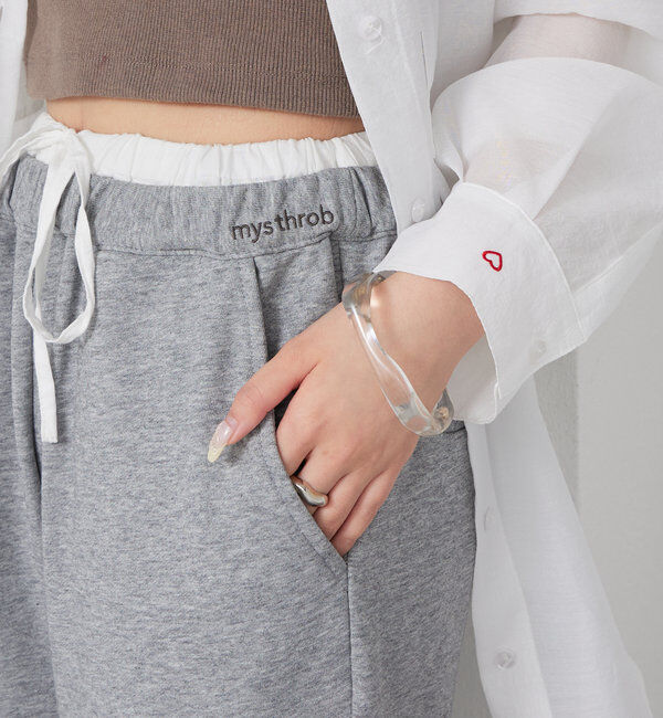  「スウェットフレアパンツ」|チノ|