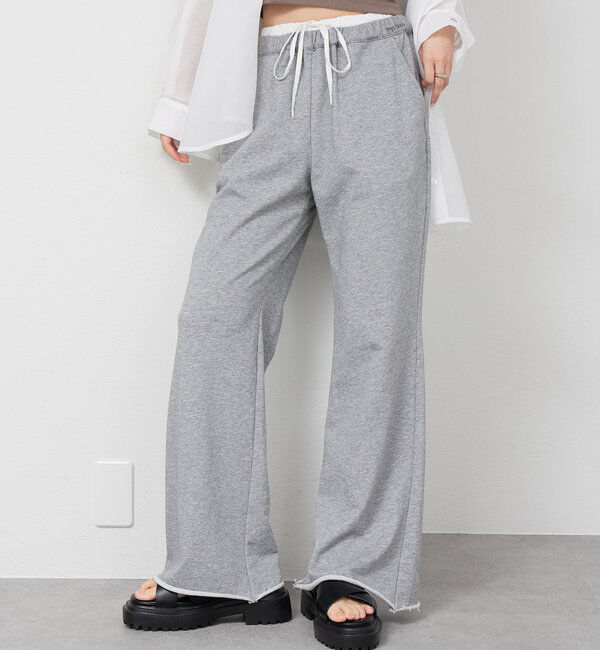  「スウェットフレアパンツ」|チノ|