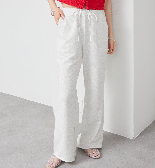  「スウェットフレアパンツ」|チノ|