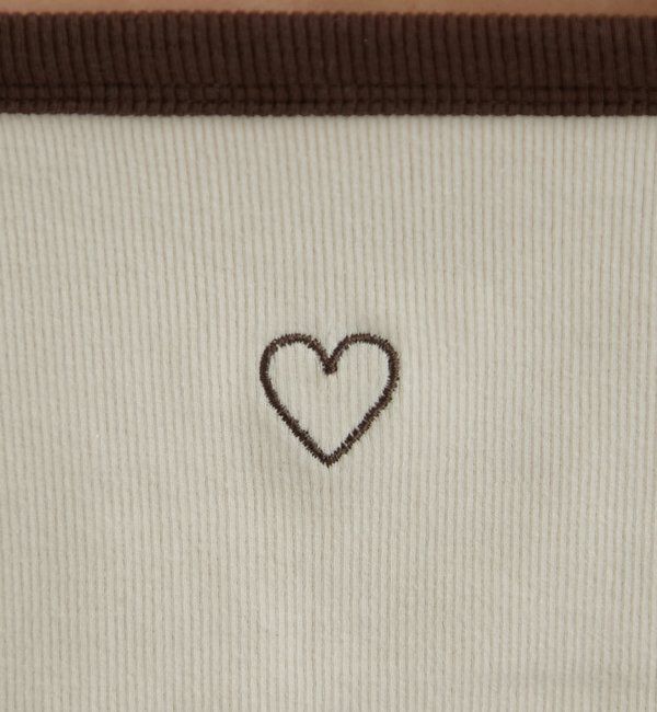  「カップ付き 配色キャミ」|キャミソール|