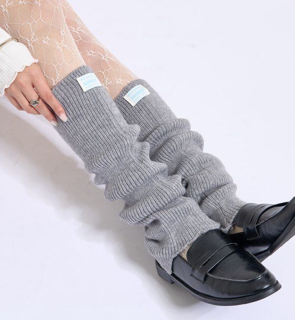  「ニットレッグウォーマー」|ソックス|