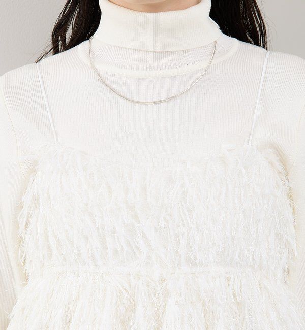  「フェザーフリンジ キャミビスチェ」|シャツ・ブラウス|