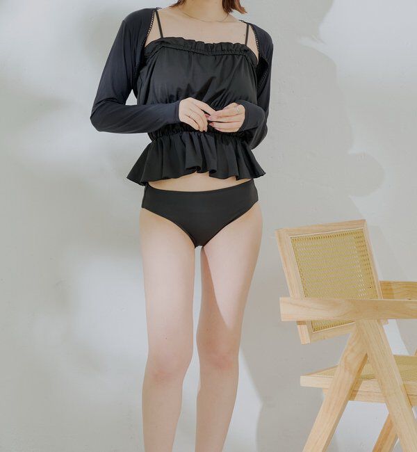  「【水着】ボレロレイヤード3点セット」|ビキニ|