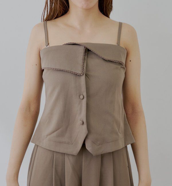  「折り返しデザインスーツコンビネゾン」|ワンピース|