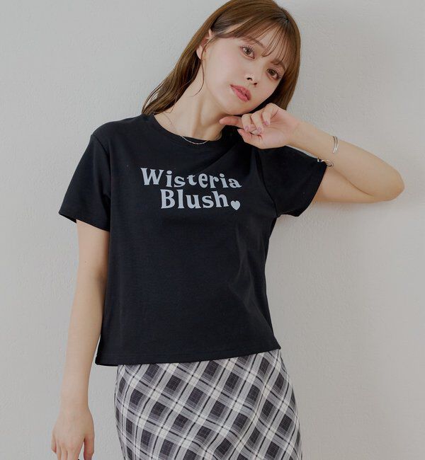  「カラーロゴTシャツ」|Tシャツ・カットソー|ブラック