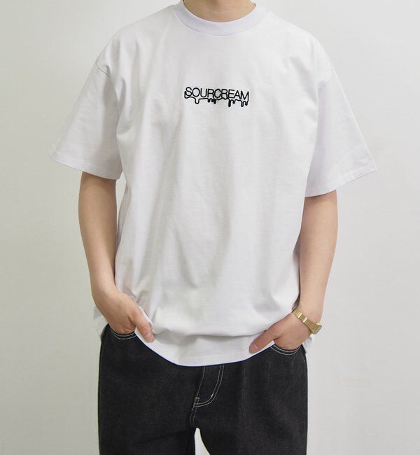  「2サイズ【Sourcreama/サワークリーム】3D刺繍ロゴTEE」|Tシャツ・カットソー|