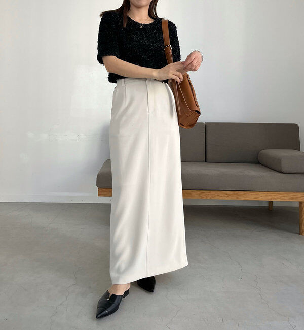  「【お気に入り累計2万超え/全骨格◎/低身長サイズ】マキシIラインスカート」|スカート|