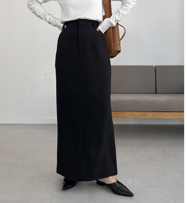  「【お気に入り累計2万超え/全骨格◎/低身長サイズ】マキシIラインスカート」|スカート|
