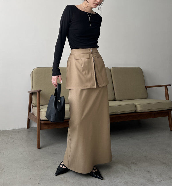  「ボートネックシアーロンT」|Tシャツ・カットソー|