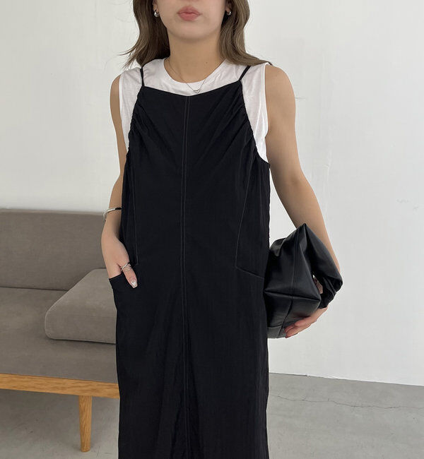  「【低身長サイズあり】インナーSETキャミワンピース」|ワンピース|