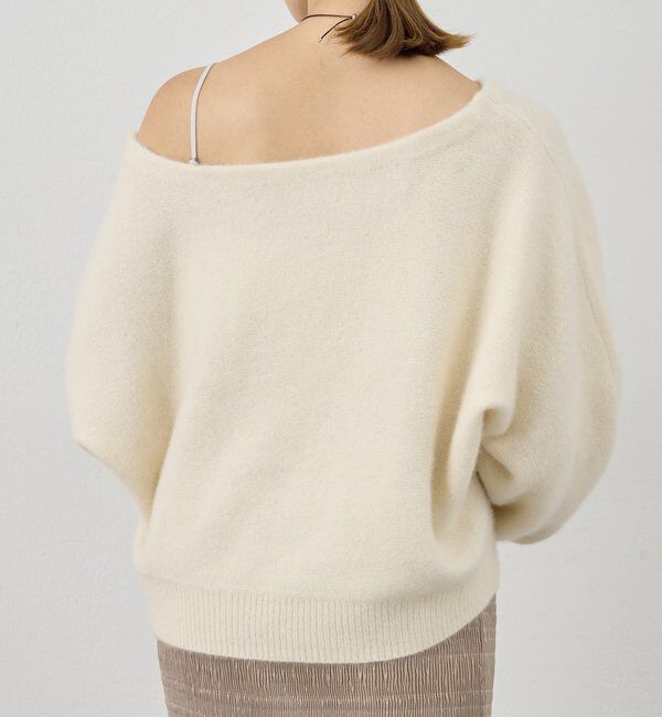  「ファーウールオフショルニット」|ニット・セーター|