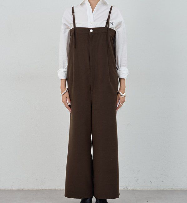  「ストレートラインサロペット」|オールインワン|