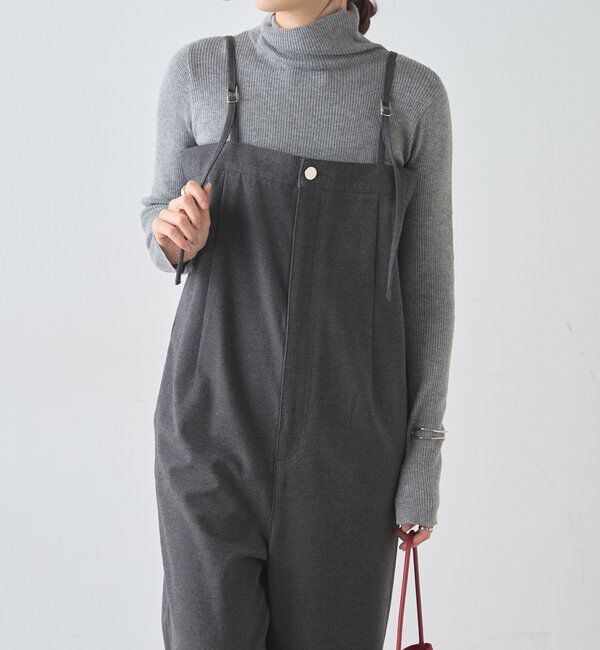  「ストレートラインサロペット」|オールインワン|