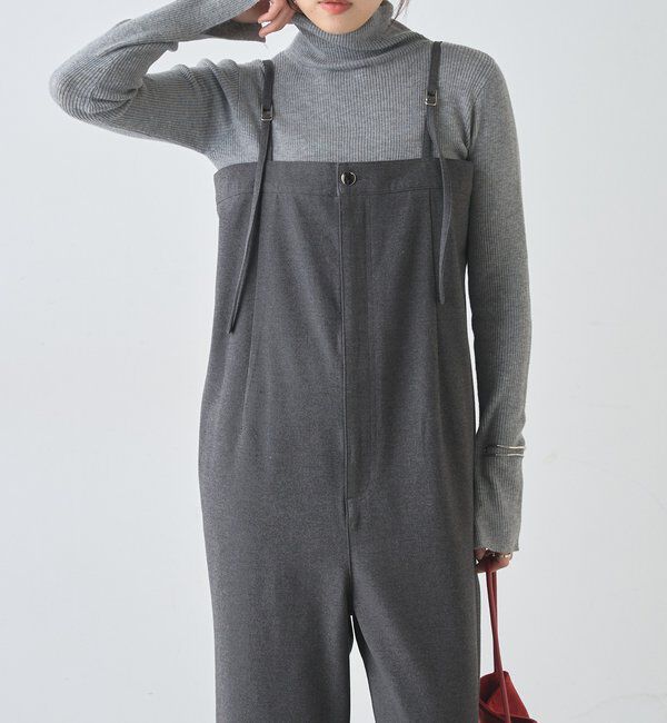  「ストレートラインサロペット」|オールインワン|