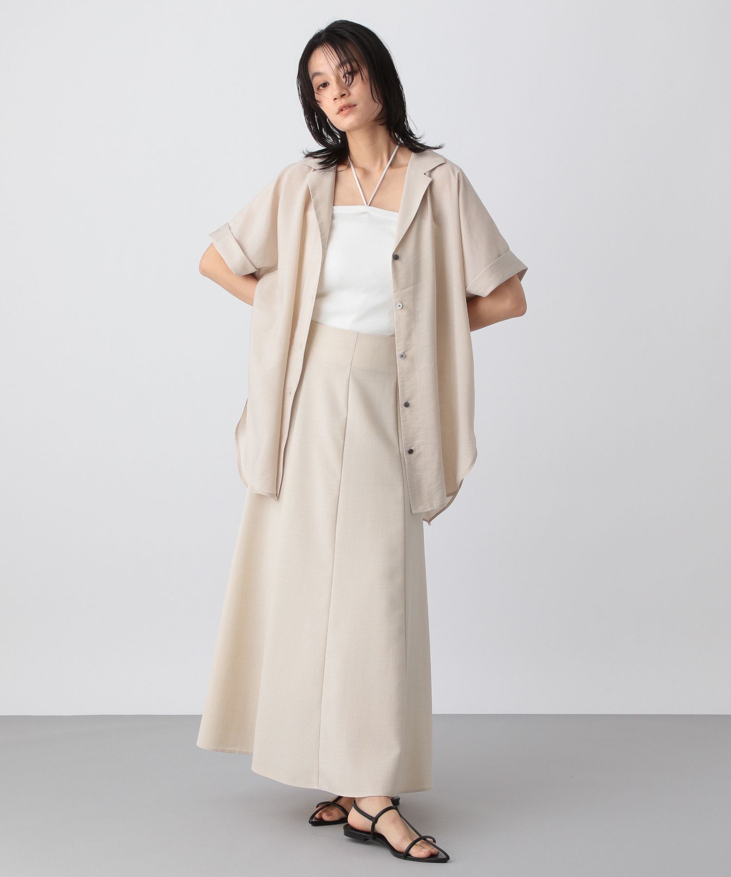 A part by 「【Sサイズ展開】セミフレアスカート」|スカート|