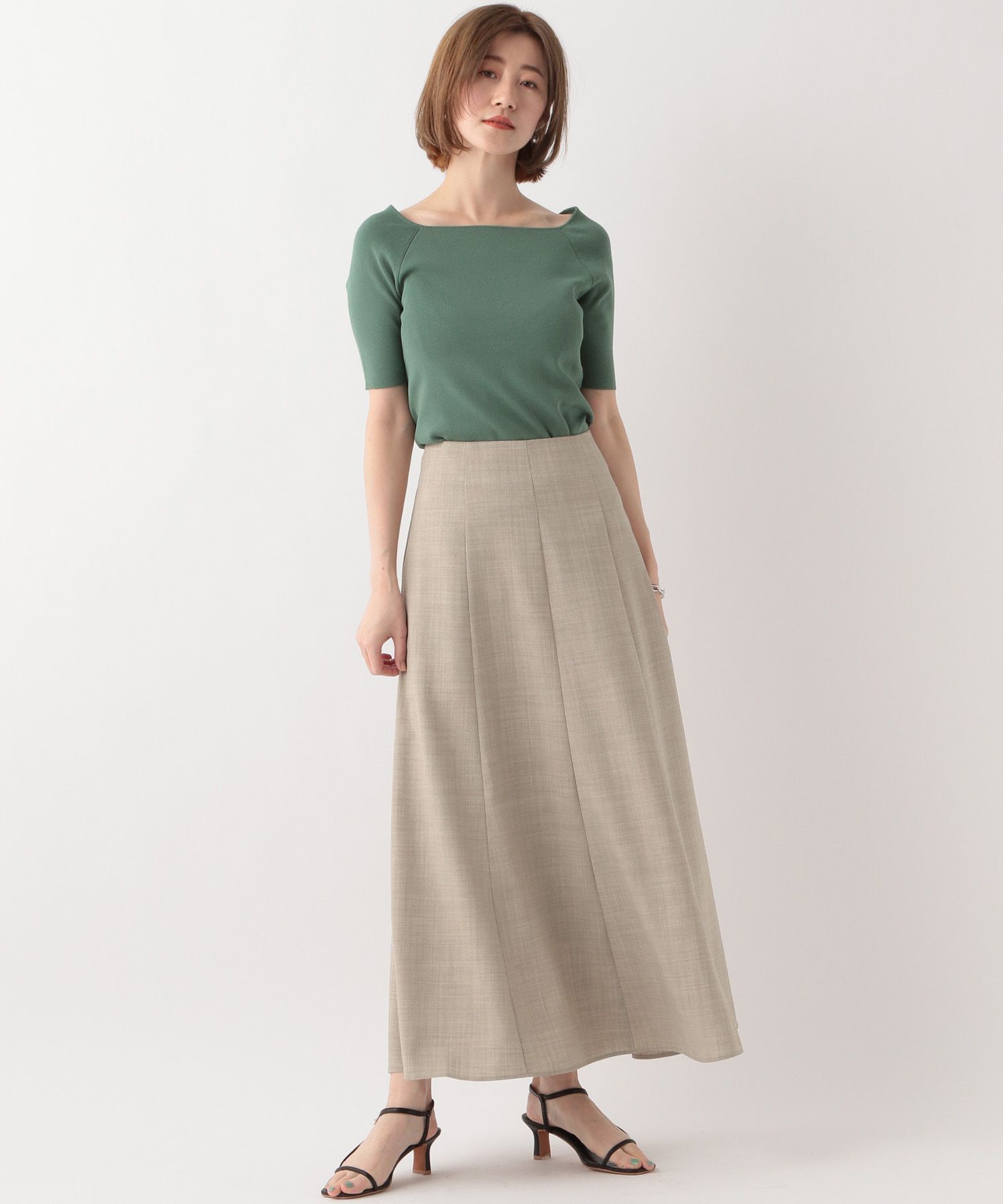A part by 「【Sサイズ展開】セミフレアスカート」|スカート|