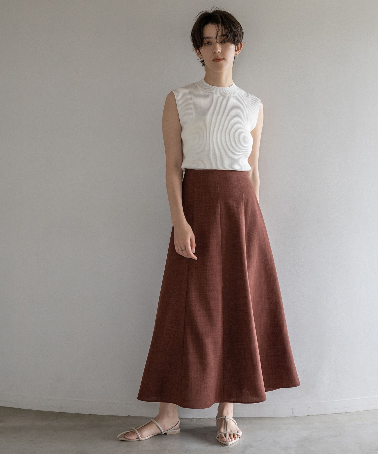 A part by 「【Sサイズ展開】セミフレアスカート」|スカート|