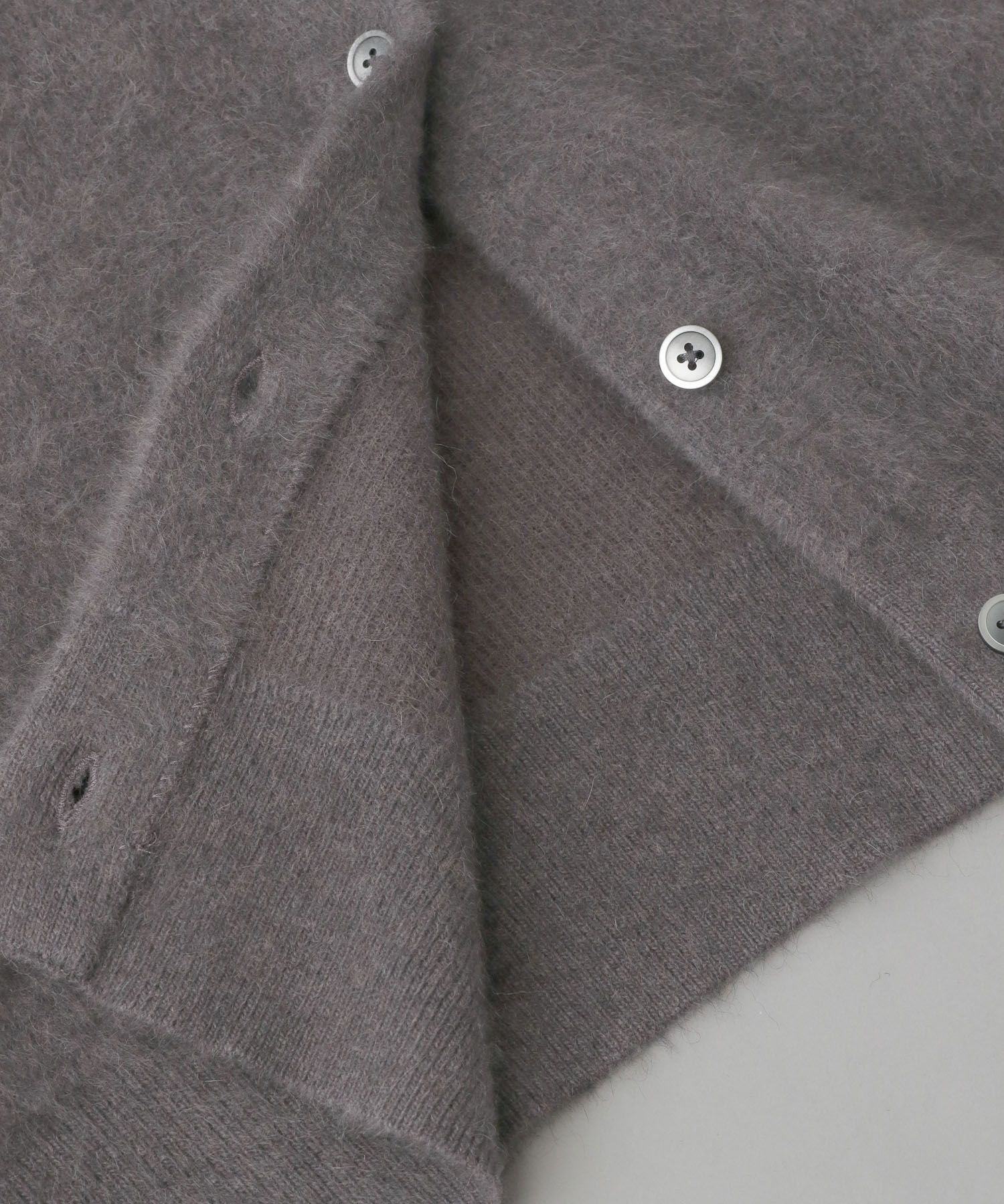 A part by 「【洗える・前後2WAY】チャイニーズラクーンショートカーディガン」|ニット・セーター|