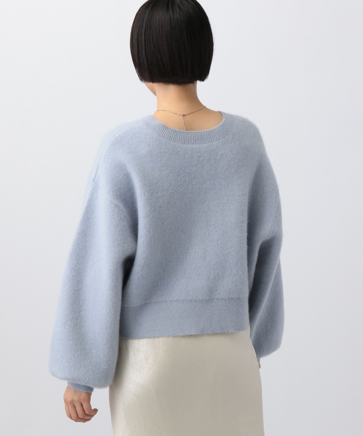 A part by 「【洗える・前後2WAY】チャイニーズラクーンショートカーディガン」|ニット・セーター|