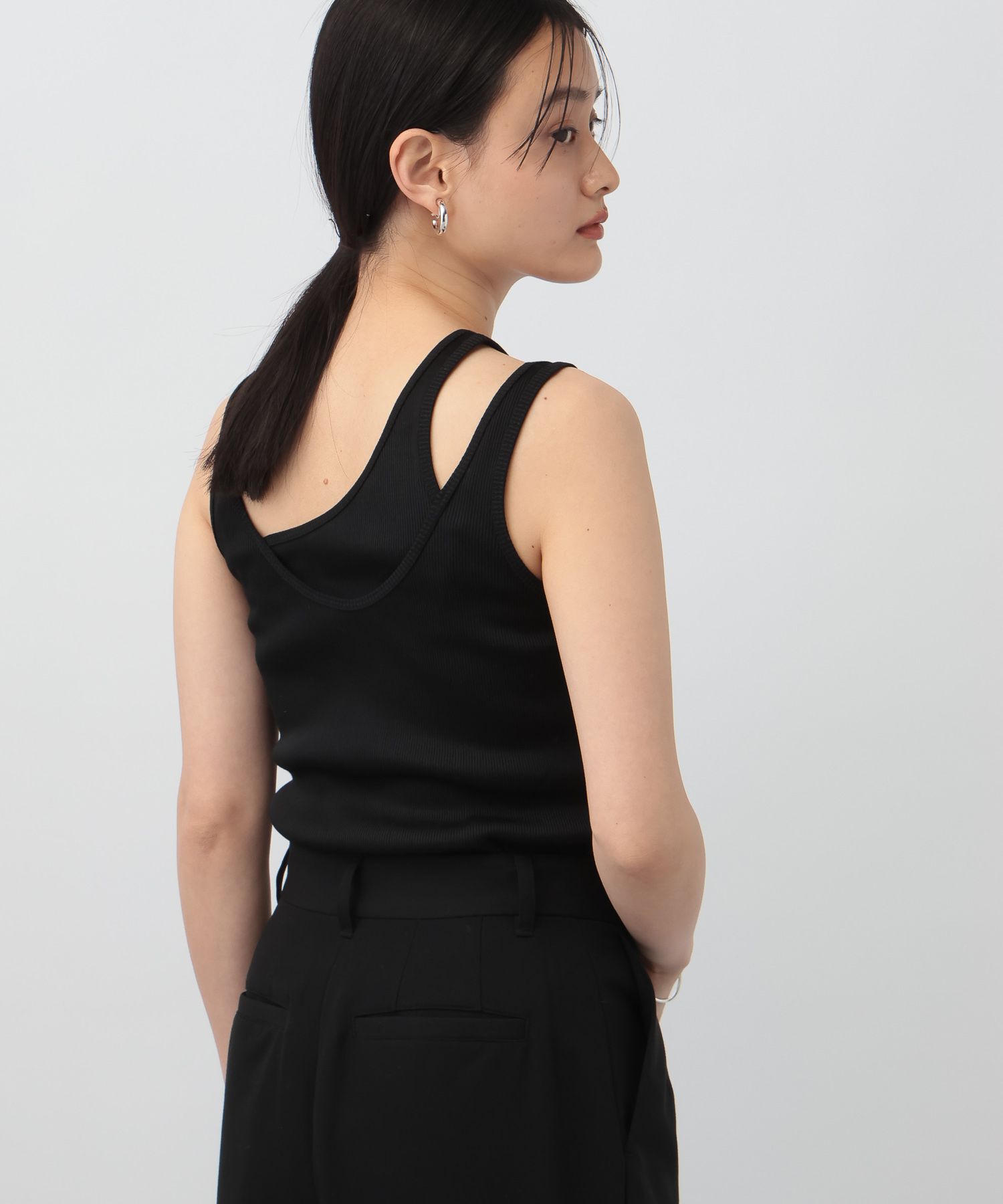 A part by 「アシメレイヤードタンク」|タンクトップ|