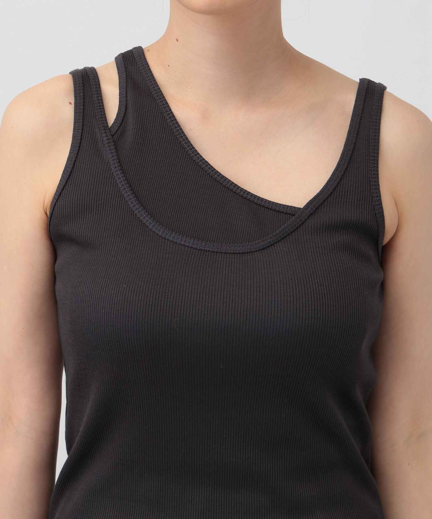 A part by 「アシメレイヤードタンク」|タンクトップ|