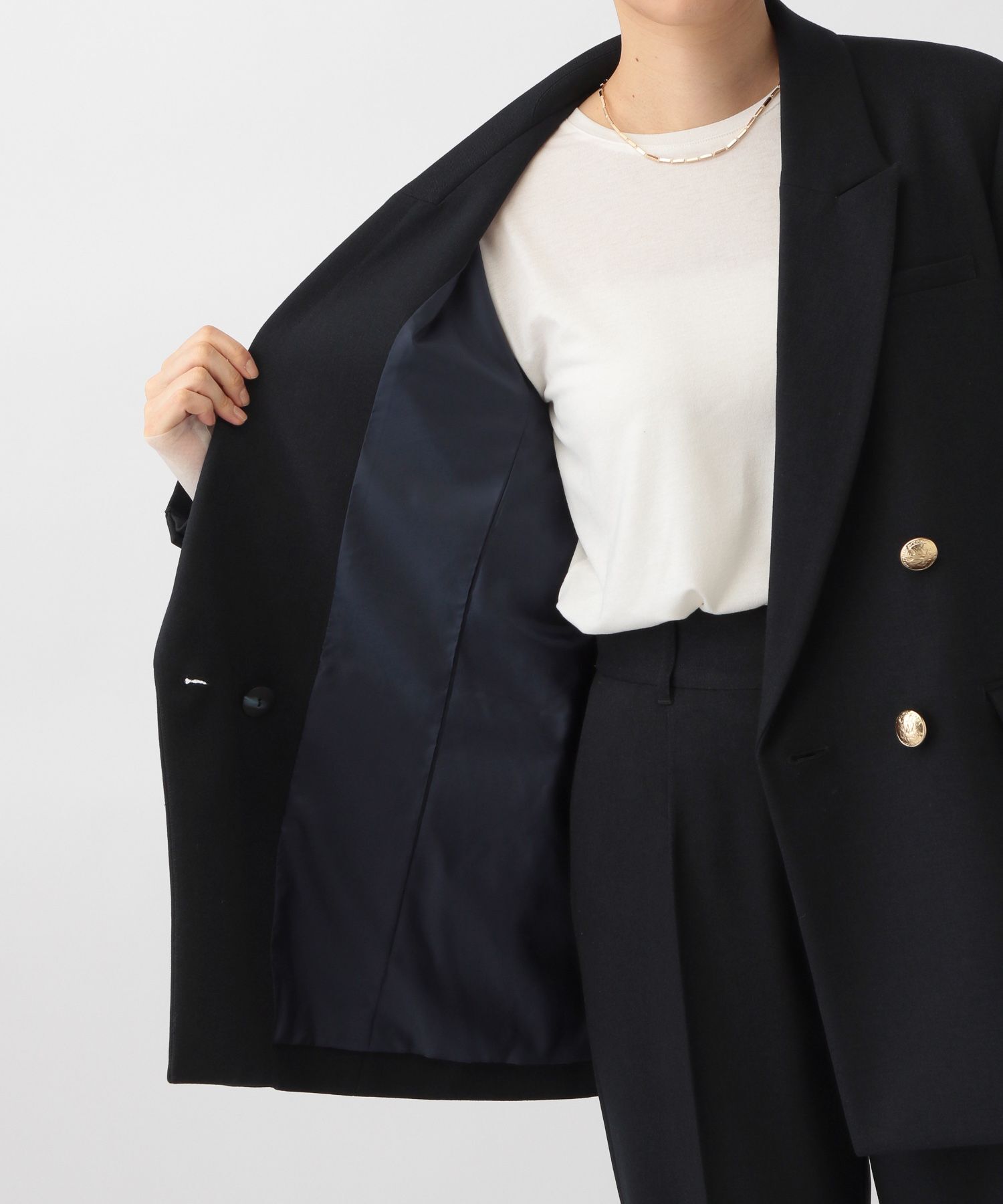 A part by 「【セットアップ対応】LNTサージテーラードジャケット」|テーラードジャケット|