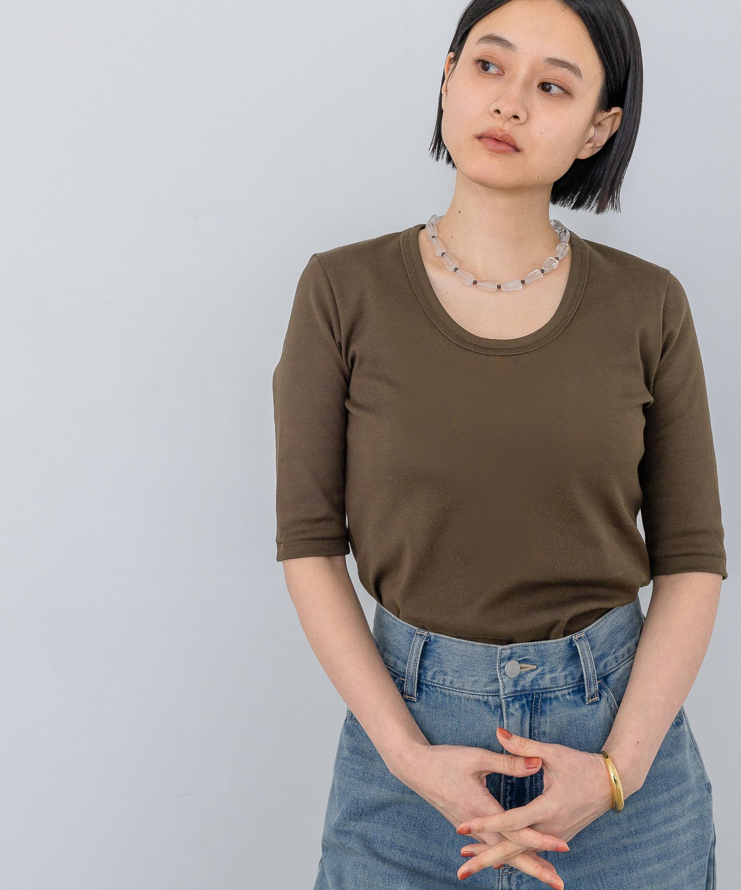 A part by 「ULTIMA Uネックプルオーバー5S」|Tシャツ・カットソー|