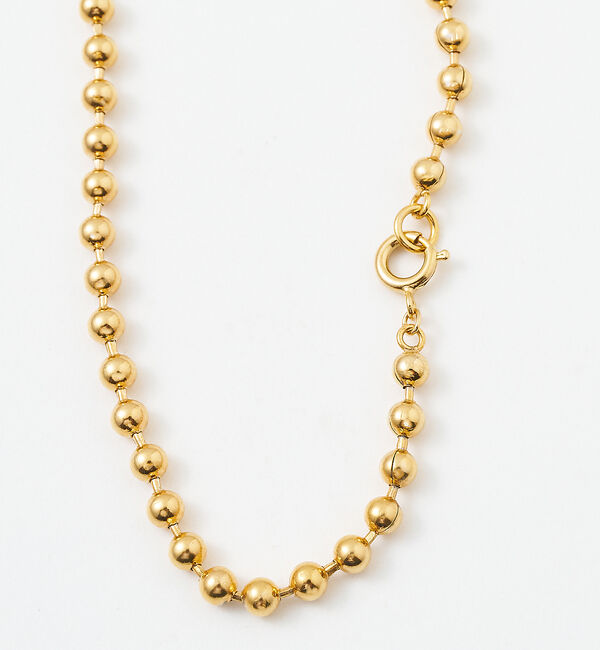 collex「【dignif】【金属アレルギー対応】 ボールチェーンネックレス3mm」|ネックレス|