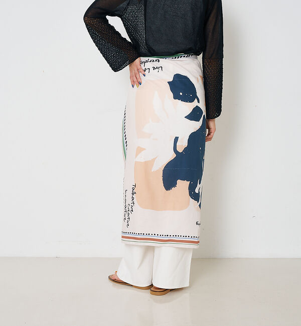 collex「ボタニカルプリント　大判ストール」|バンダナ・スカーフ|