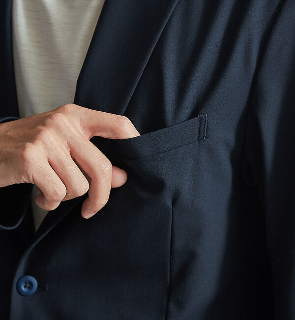 ABAHOUSE「【IT-JACKET/セットアップ対応】2ボタン ジャケット」|テーラードジャケット|