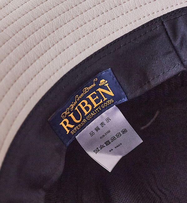 ABAHOUSE「【RUBEN】フェイクレザーバケットハット」|その他|