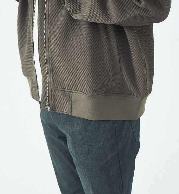 ABAHOUSE「フクレジャガード ジップ ブルゾン」|ブルゾン・スタジャン|