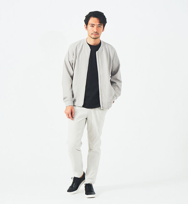 ABAHOUSE「フクレジャガード ジップ ブルゾン」|ブルゾン・スタジャン|
