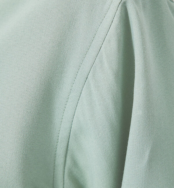 ABAHOUSE「【定番】ストレッチ ノーカラー Vネック シャツ」|シャツ・ブラウス|