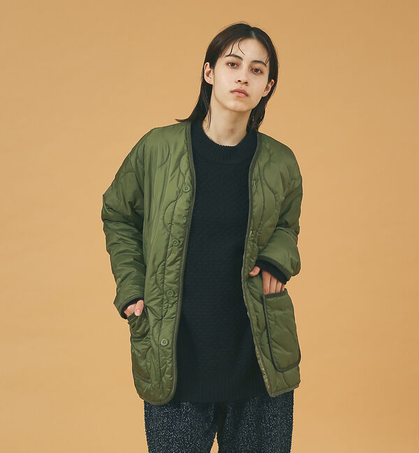 ABAHOUSE「【UNIVERSAL OVERALL/ユニバーサルオーバーオール】 リップストッ」|ブルゾン・スタジャン|カーキ