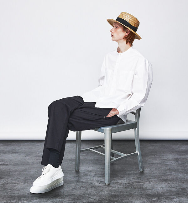ABAHOUSE「【RUBEN/ルーベン】NATURAL BOWTER HAT/カンカン帽」|その他|