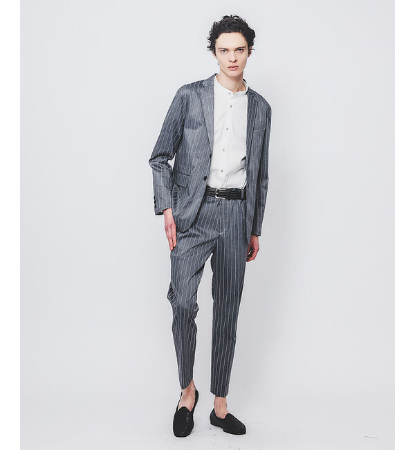 ABAHOUSE「【上下2点セット/セットアップ対応】COOL DRY MAX セットアップ /」|スーツ|ストライプ