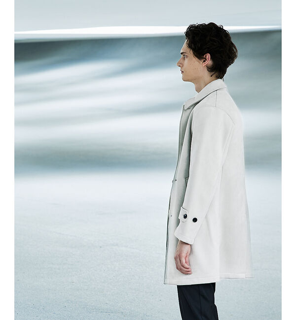 ABAHOUSE「【ネオスエード】フリース ステンカラーコート」|ステンカラーコート|