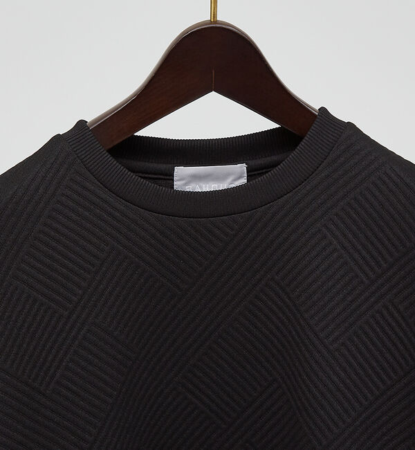 ABAHOUSE「【ジオメトリック柄 】プルオーバー / 長袖カットソー」|Tシャツ・カットソー|