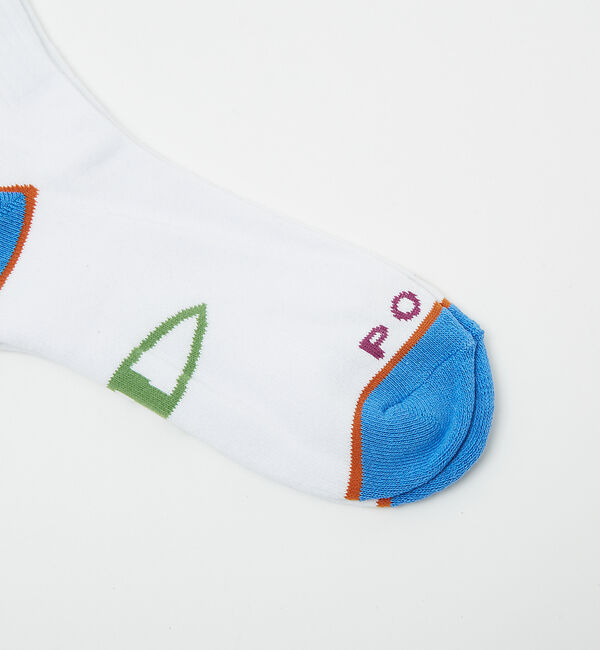 ABAHOUSE「【POLeR / ポーラー】ロゴ スケートソックス」|ソックス|