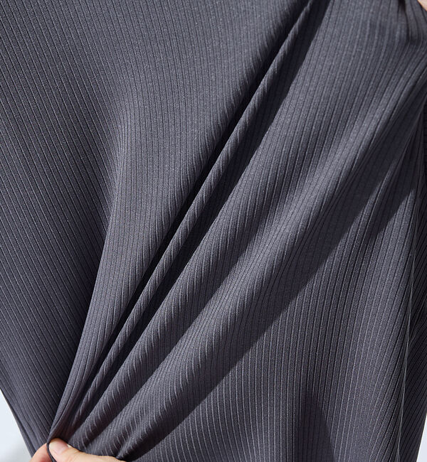 ABAHOUSE「【ストレッチテレコ】ノースリーブ クルーネック Tシャツ / タンクトップ」|キャミソール|