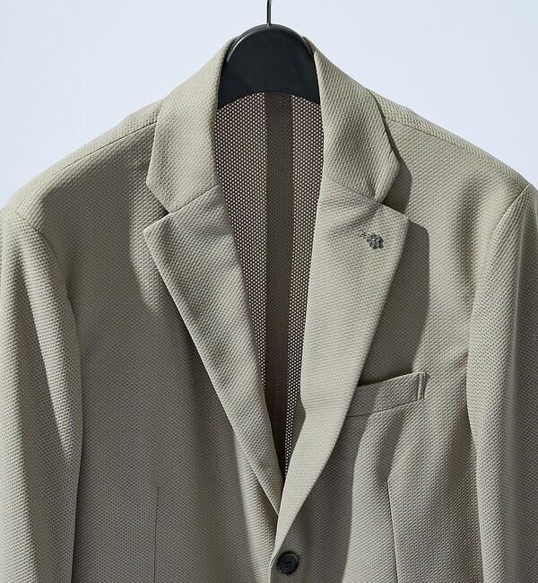 ABAHOUSE「【セットアップ対応/FLEX JACKET】トリコット メッシュジャケット /」|テーラードジャケット|