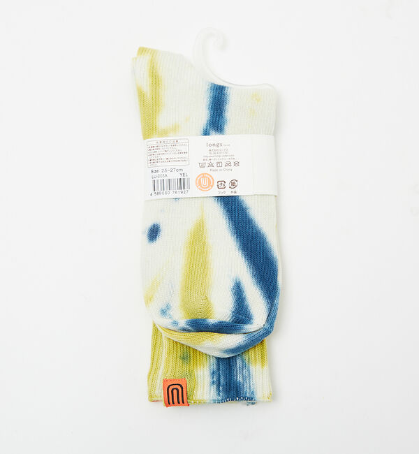 ABAHOUSE「【UNIVERSALOVERALL / ユニバーサルオーバーオール】タイダイソッ」|ソックス|