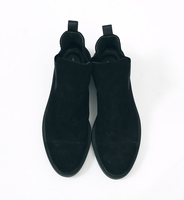 alfredoBANNISTER「【ソフトレザー】ドレープ サイドゴア ブーツ」|ショートブーツ|