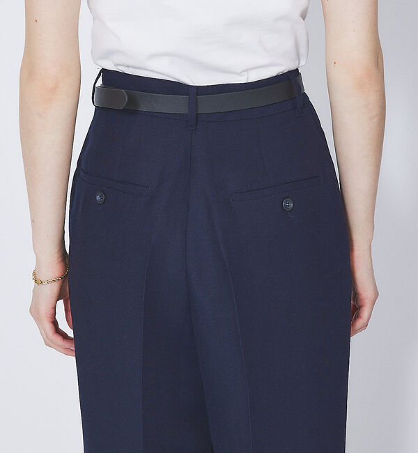 Rouge vif「ベルト付きノンタックワイドパンツ」|その他|