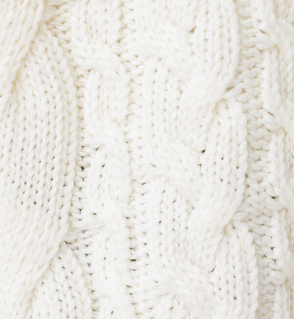 Rouge vif「ケーブルBIGプルオーバー」|ニット・セーター|