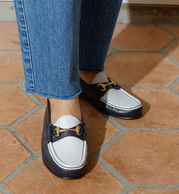 Rouge vif「【ARTESANOS/アルテサノス】 バイカラービットローファー」|ローファー|